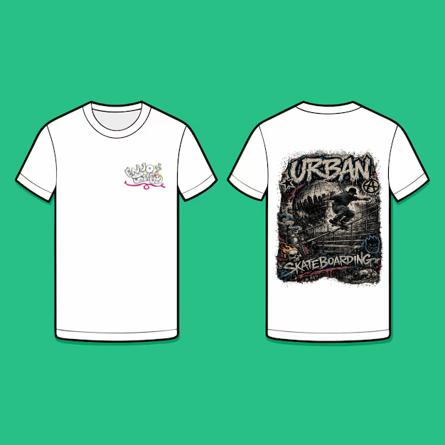 Urban Skate Graphic Tee - View 1